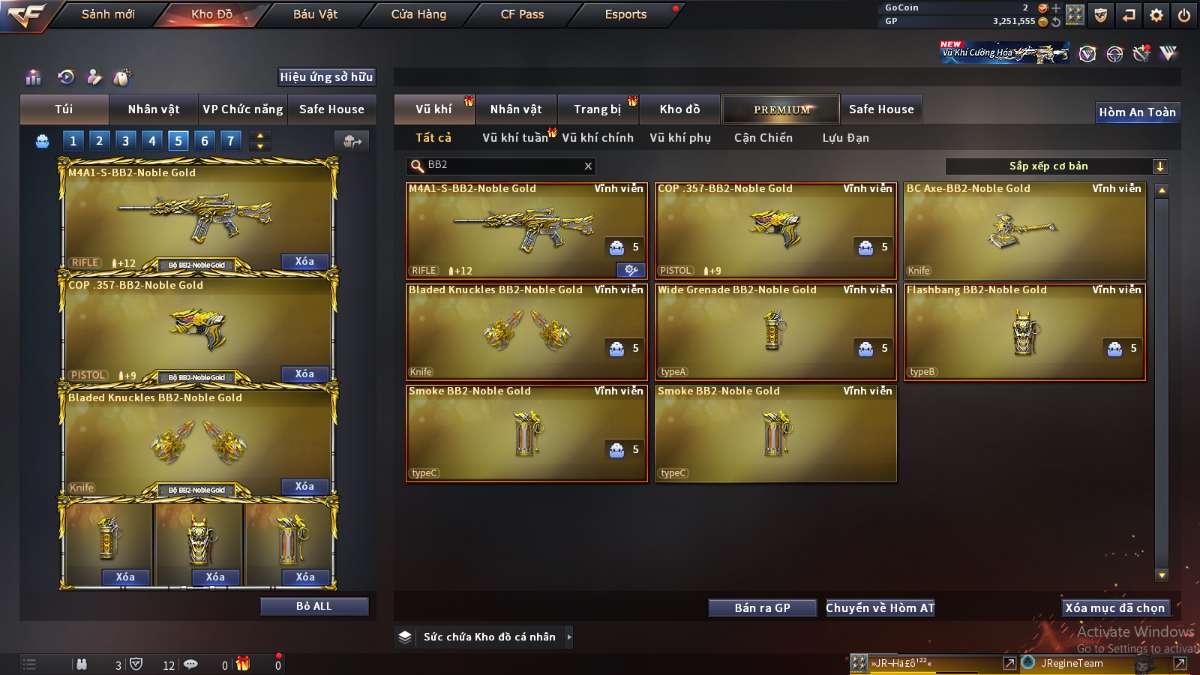 shop acc cf uy tin gia re